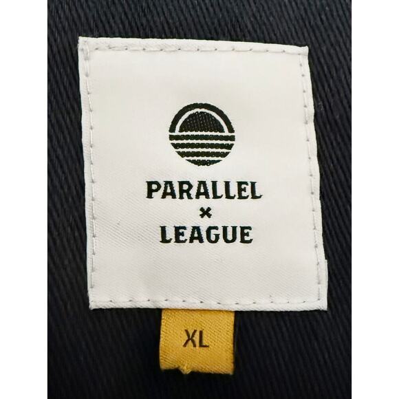 Parallel X League Mens Gunner Cotton Military Jacket Epaulettes Patch Pockets XL - Picture 10 of 13